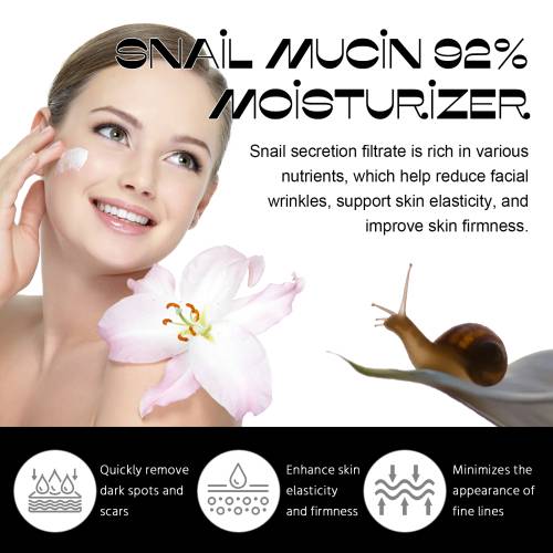 Snail Mucin 92% Moisturizer, Smoothing Face Cream