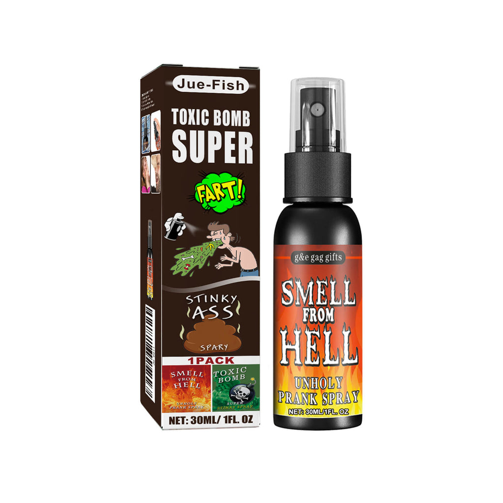 Red Prank Stink Spray