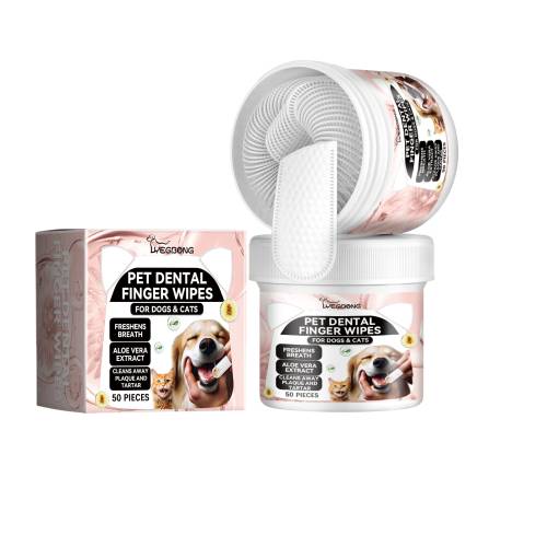 Pet Finger Toothbrush Wipes