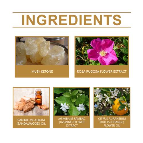 Musk Rose Sandalwood Roll-On Perfume