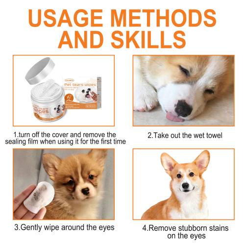 Pet Tear Stain Eye Pads