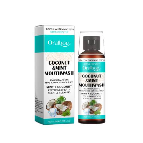 Coconut Mint Mouthwash with Chamomile