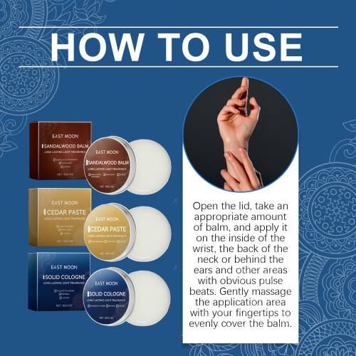 Men's Sandalwood Solid Perfume