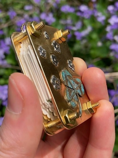 zavevo | Mini Flower Press | Compact Botanical Keepsake Maker | Portable Craft Tool
