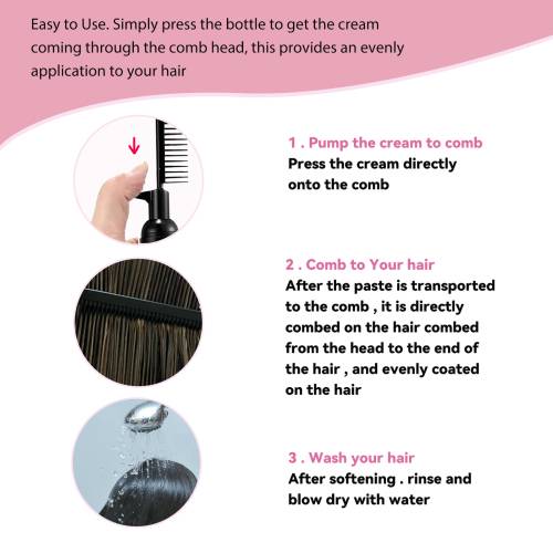 Hair Smoothing Cream with Rose Oil