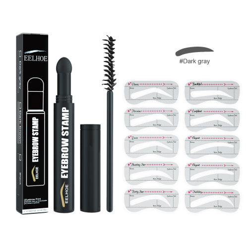 Eyebrow Stamp & Stencil Kit with Brush