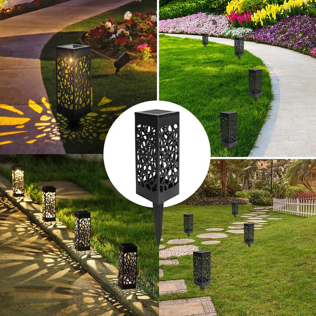 12X Solar Lights LED Path Lights Garden Lighting | zavevo