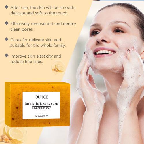 Turmeric & Kojic Acid Soap with Lemon