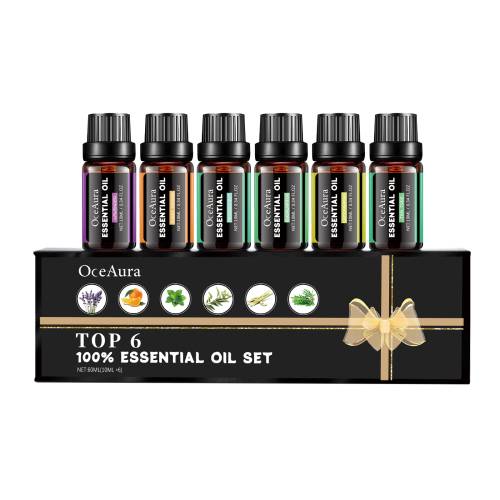 Essential Oil Set: Lavender, Sweet Orange & Lemongrass, for Diffuser or Massage