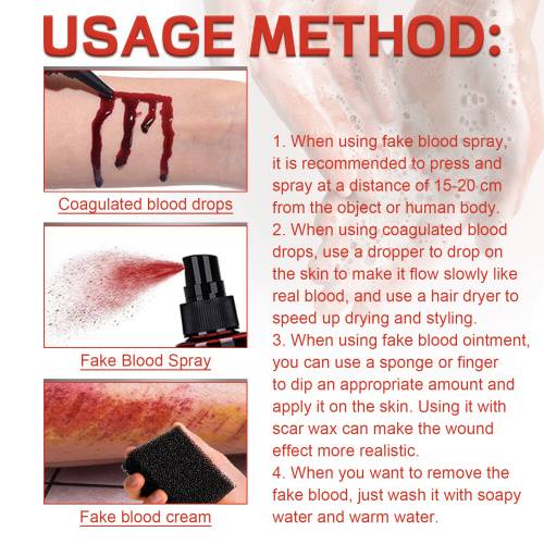 Special Effects Wax & Blood Set