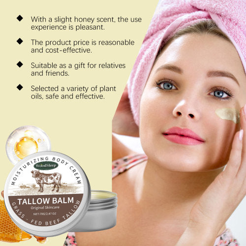 Tallow Honey Face Cream with Jojoba