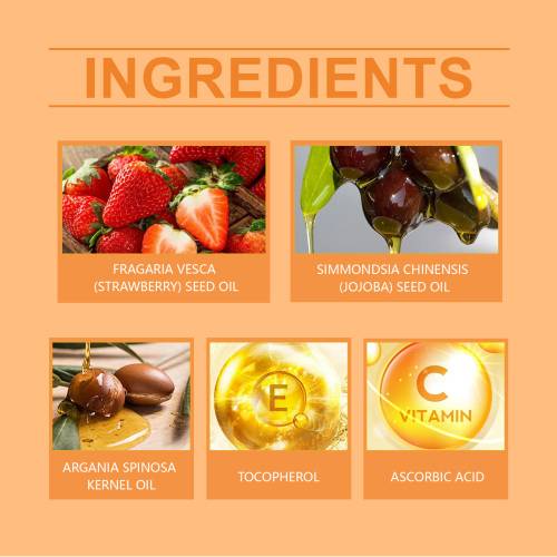 Strawberry Body Massage Oil with Jojoba & Argan
