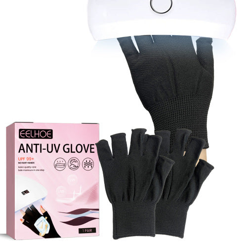 UV-Blocking Gloves for Gel Nail Lamps