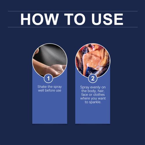 Body & Hair Glitter Spray