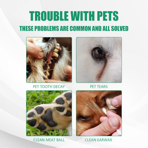 Pet Tooth Cleaning Finger Wipes