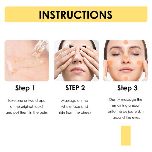24K Gold Collagen Face Serum with Snail Mucin