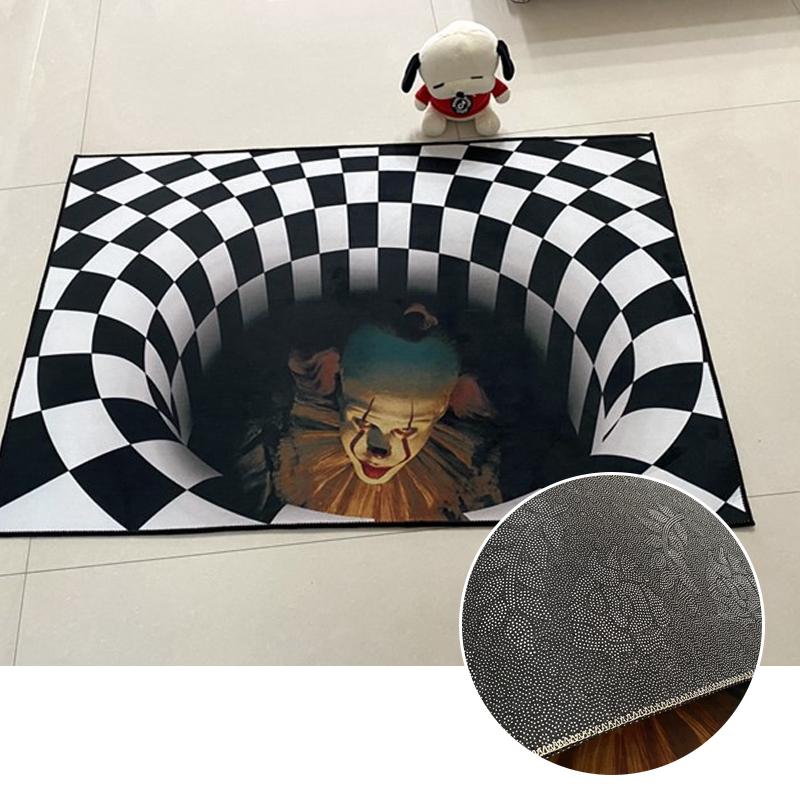 (Halloween Promotion) Clown Trap Visibility Rug for Halloween | zavevo