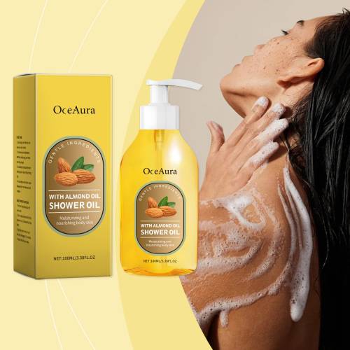 Coconut Bath & Shower Oil, Moisturizing Body Cleanser