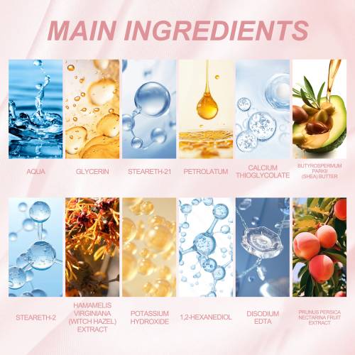 Peach Facial Hair Removal Cream for Women