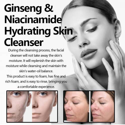 Ginseng Foam Face Cleanser with Niacinamide
