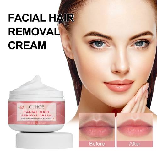 Peach Facial Hair Removal Cream for Women