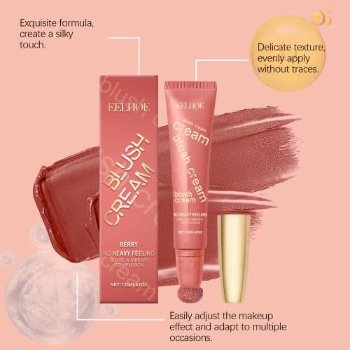 Shimmer Cream Blush, Berry