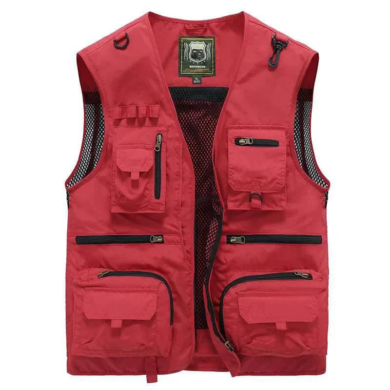 Breathable Cargo Vest for Hot Days