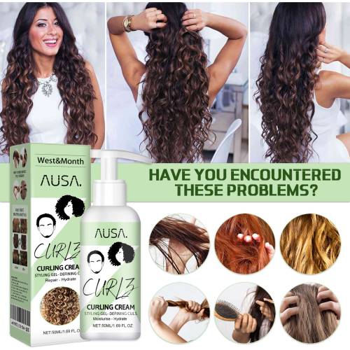 Curl Elastin Styling Cream with Keratin