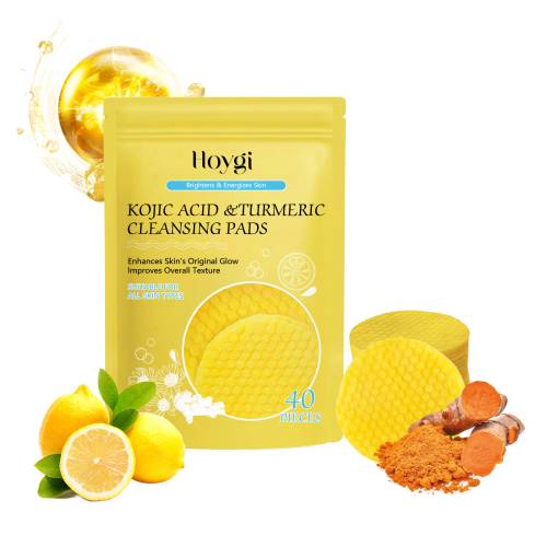 Turmeric Kojic Acid Cleansing Pads, Makeup Removing