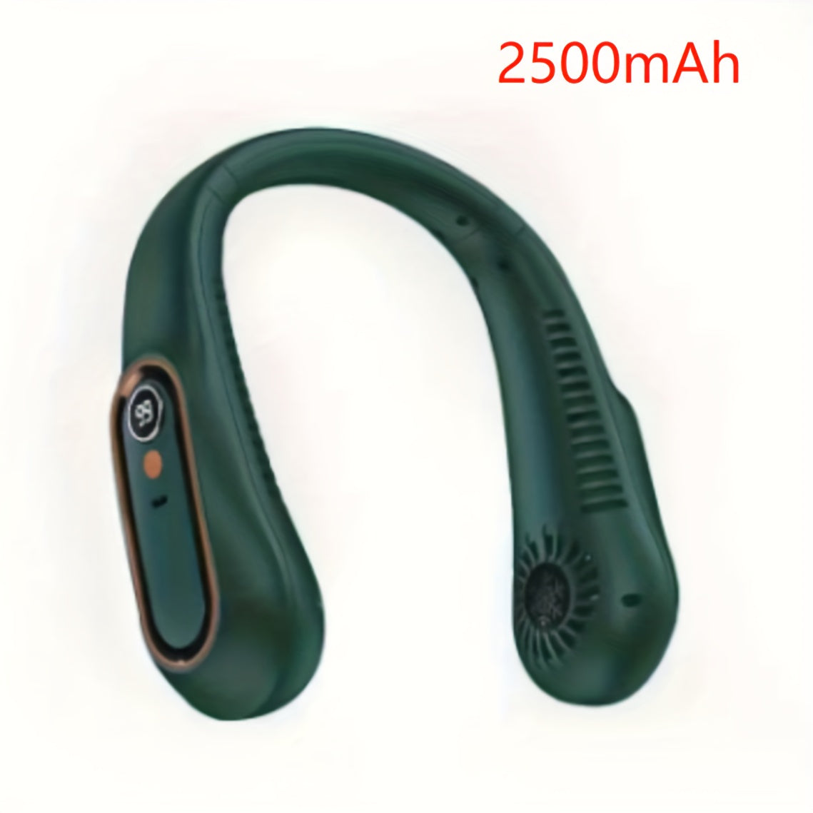 1pc Portable USB Cooler Fan With 5 Speeds And Digital Display - Super Strong Technology And Bladeless Design For Outdoor Use | zavevo
