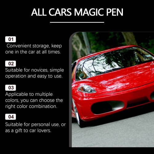 Color Touch-Up Scratch Pen