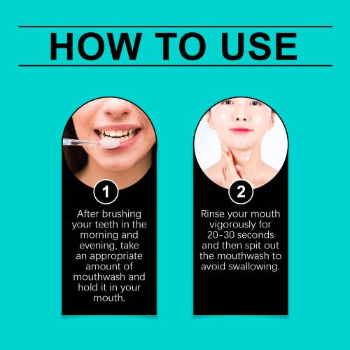 Coconut Mint Mouthwash with Chamomile