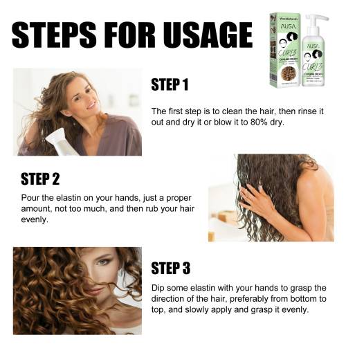 Curl Elastin Styling Cream with Keratin