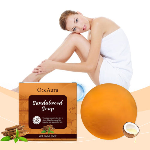 Sandalwood Bath Soap with Olive Oil & Shea Butter