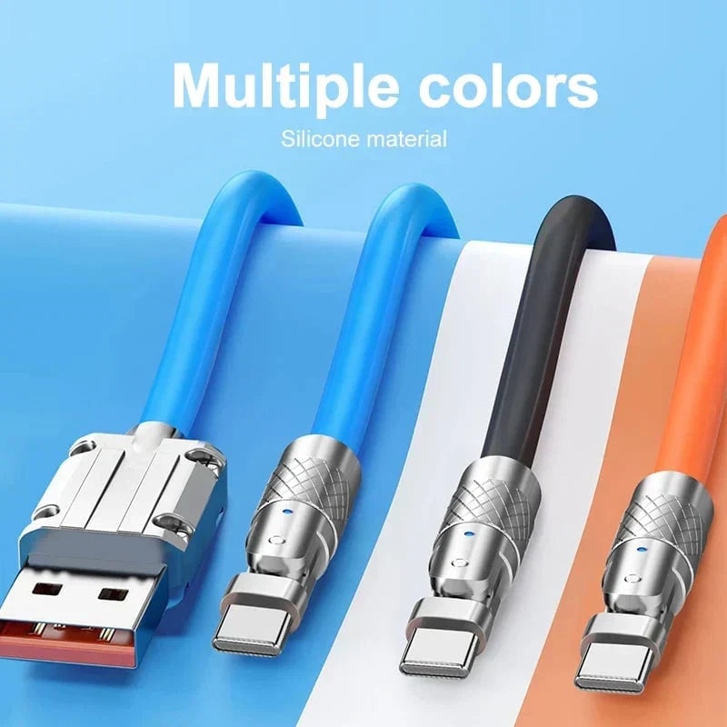 180° rotatable quick charger cable | zavevo