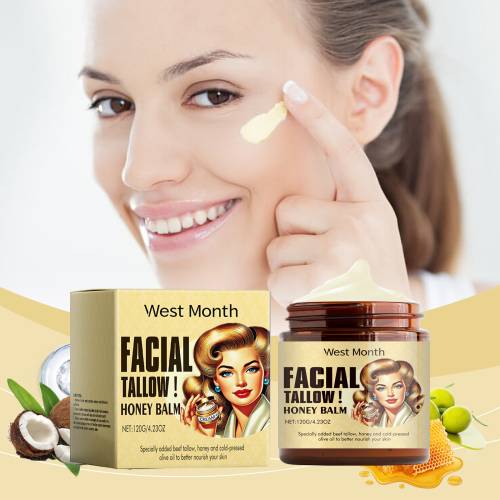 Beef Tallow Honey Moisturizer for Dry Skin
