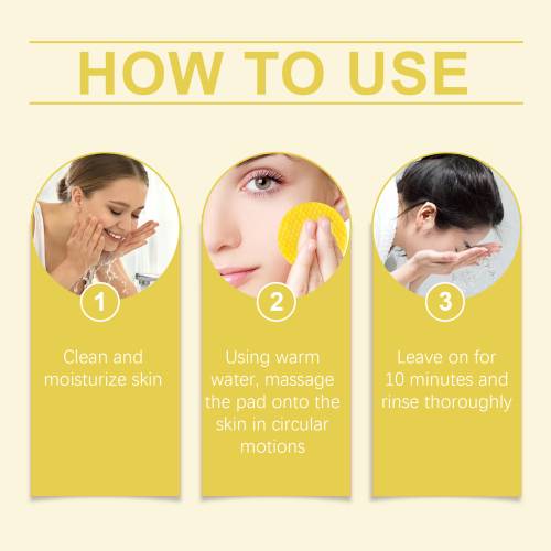 Turmeric Kojic Acid Cleansing Pads, Makeup Removing