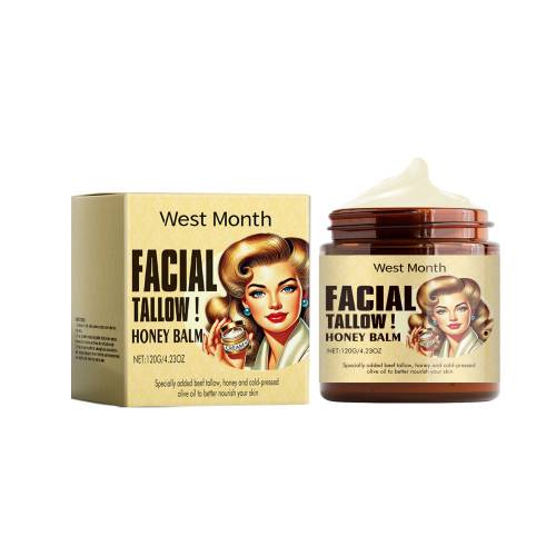 Beef Tallow Honey Moisturizer for Dry Skin