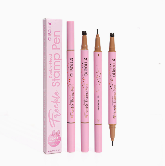 Faux Freckle Pen, 2-in-1 Dual-Ended Freckle Stamp & Dot Pen, Waterproof
