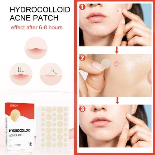 Invisible Hydrocolloid Pimple Patches, Waterproof