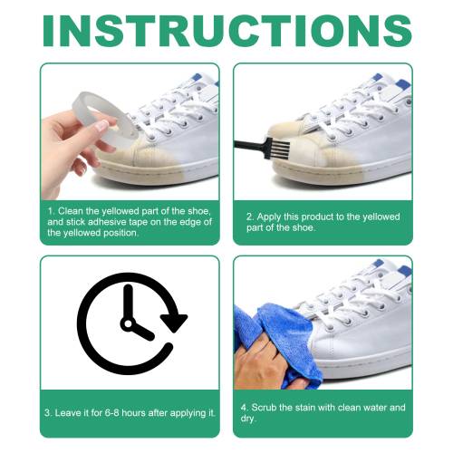 White Shoe Yellowing Gel