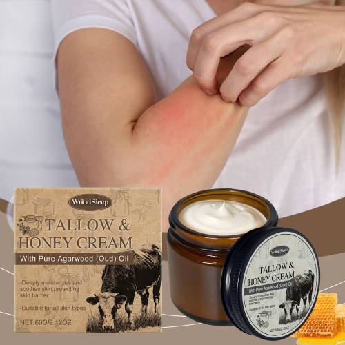 Tallow Honey Body Cream with Agarwood