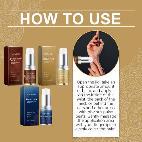 Men's Cedar Solid Perfume Stick