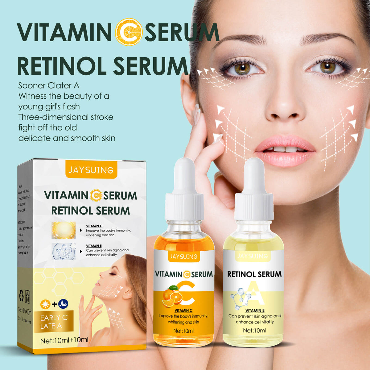 Morning Vitamin C & Night Retinol Serum Duo