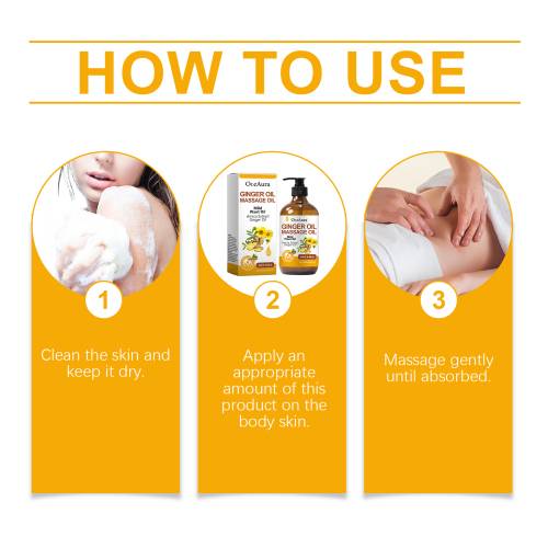 Ginger Body Massage Oil with Vitamin E
