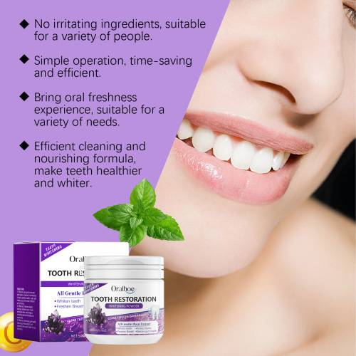 Purple Tooth Powder, Mint