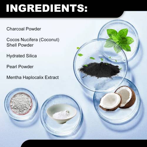 Charcoal Coconut Teeth Whitening Powder