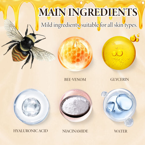 Bee Venom Face Lotion, Lightweight Daily Moisturizer