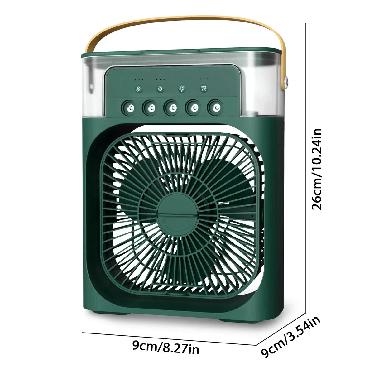 3-in-1 Portable Air Cooler with Humidifier and LED Night Lights | zavevo