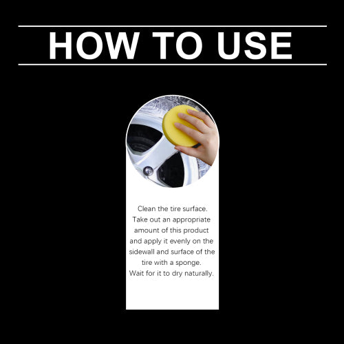 Tire Shine Paste, Daily Care